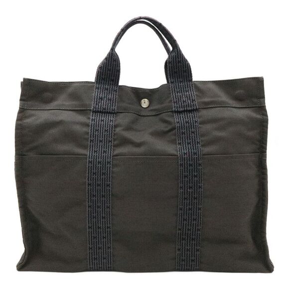 Hermes Canvas Herline Tote MM Bag - Picture 1 of 9